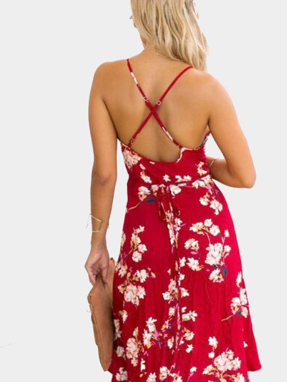 NEW FEELING Womens Multi Floral Dresses