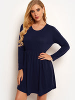 Custom Long Sleeve Maxi Evening Dress
