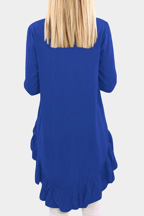 NEW FEELING Womens Blue T-Shirts