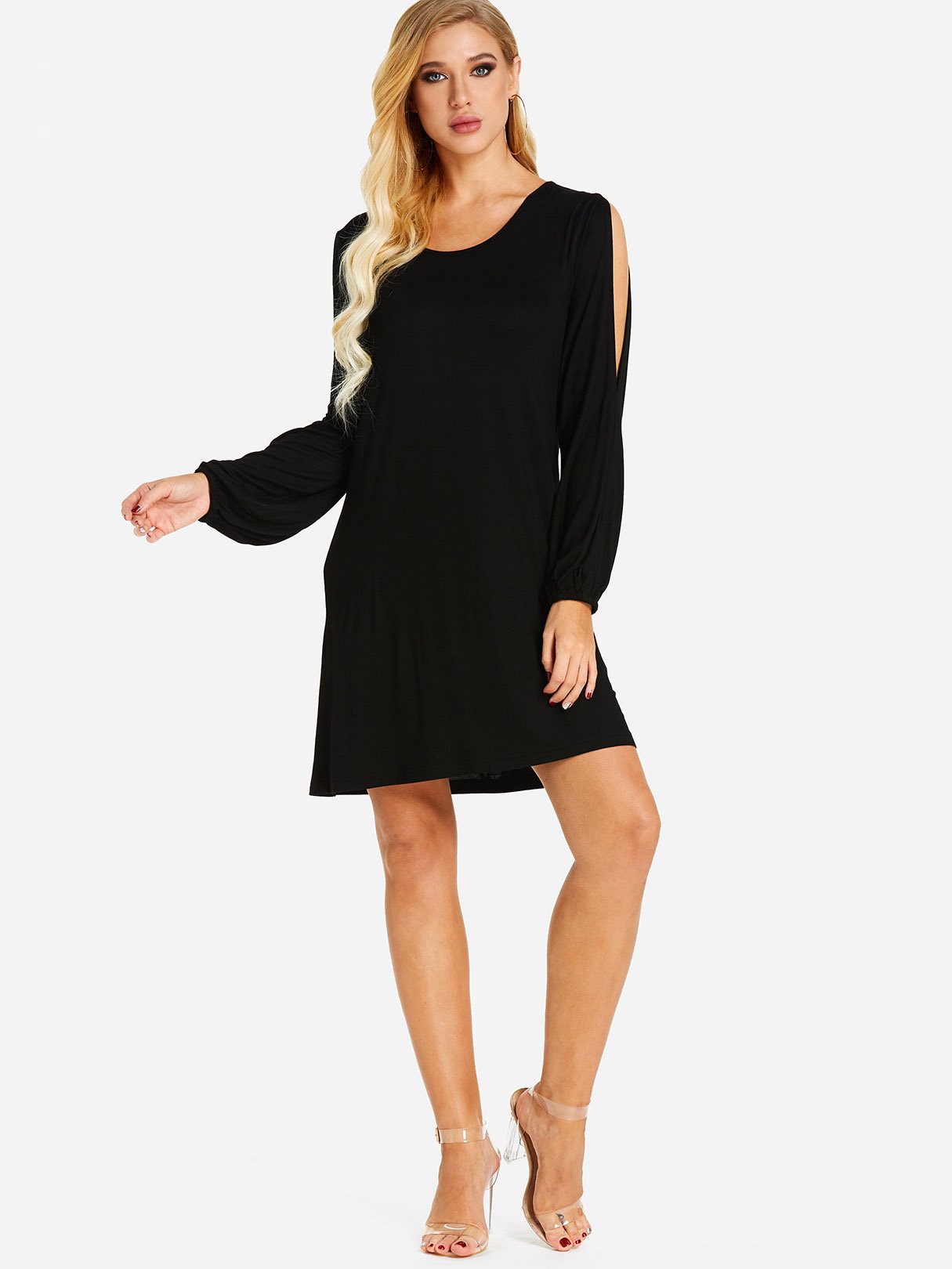 OEM ODM Womens Long Sleeve Mini Dress