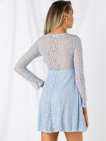 NEW FEELING Womens Blue Mini Dresses