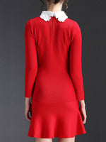 NEW FEELING Womens Red Mini Dresses