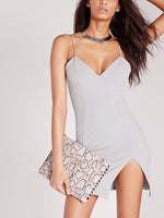 OEM Ladies Grey Mini Dresses