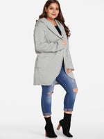 ODM Ladies Long Sleeve Plus Size Coats & Jackets