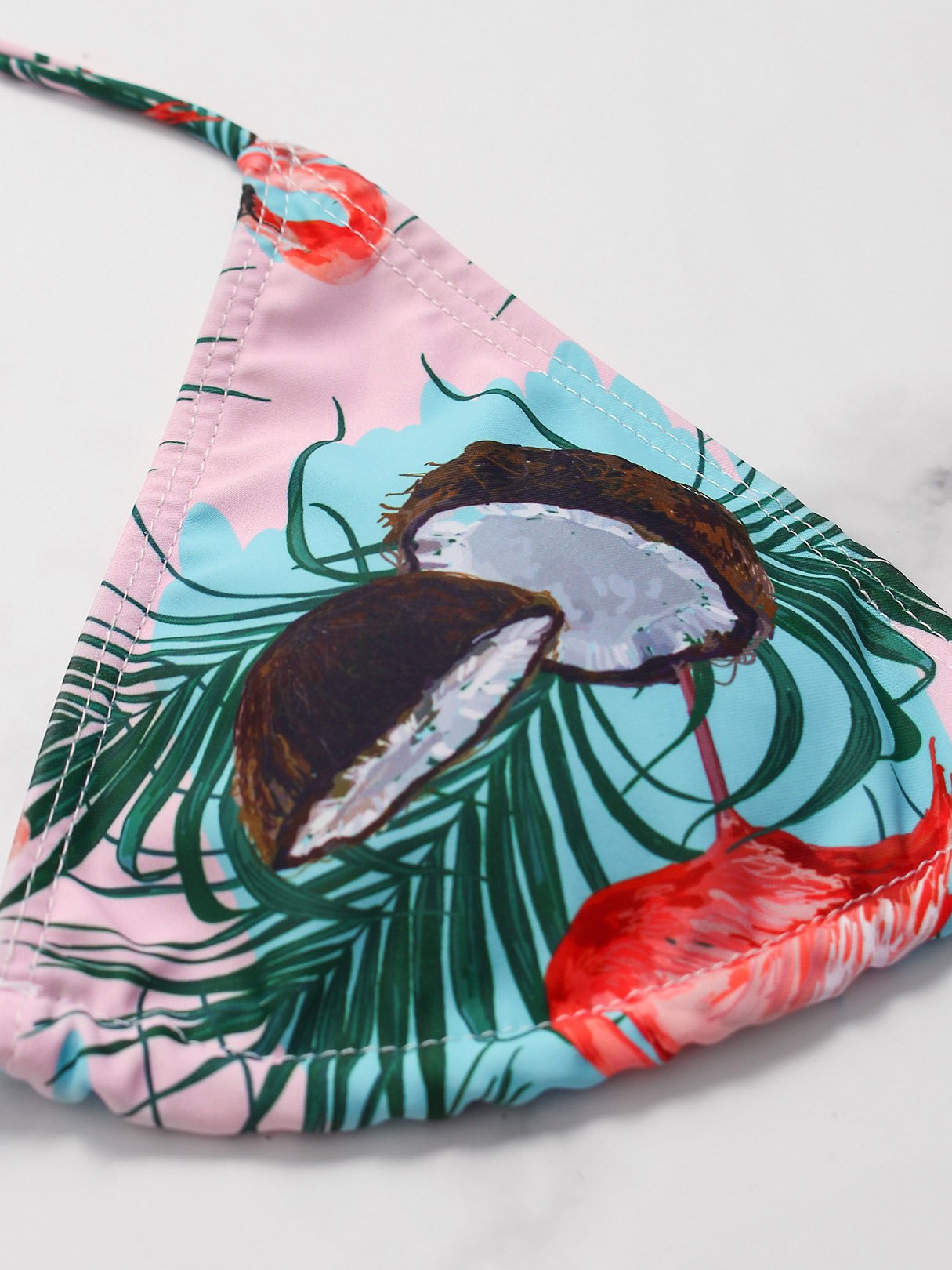 Custom Womens Floral Print Two Piece Bikinis