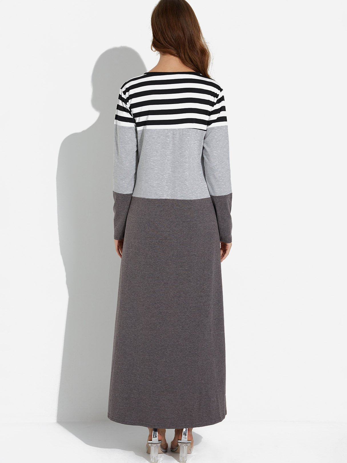 NEW FEELING Womens Grey Maxi Dresses