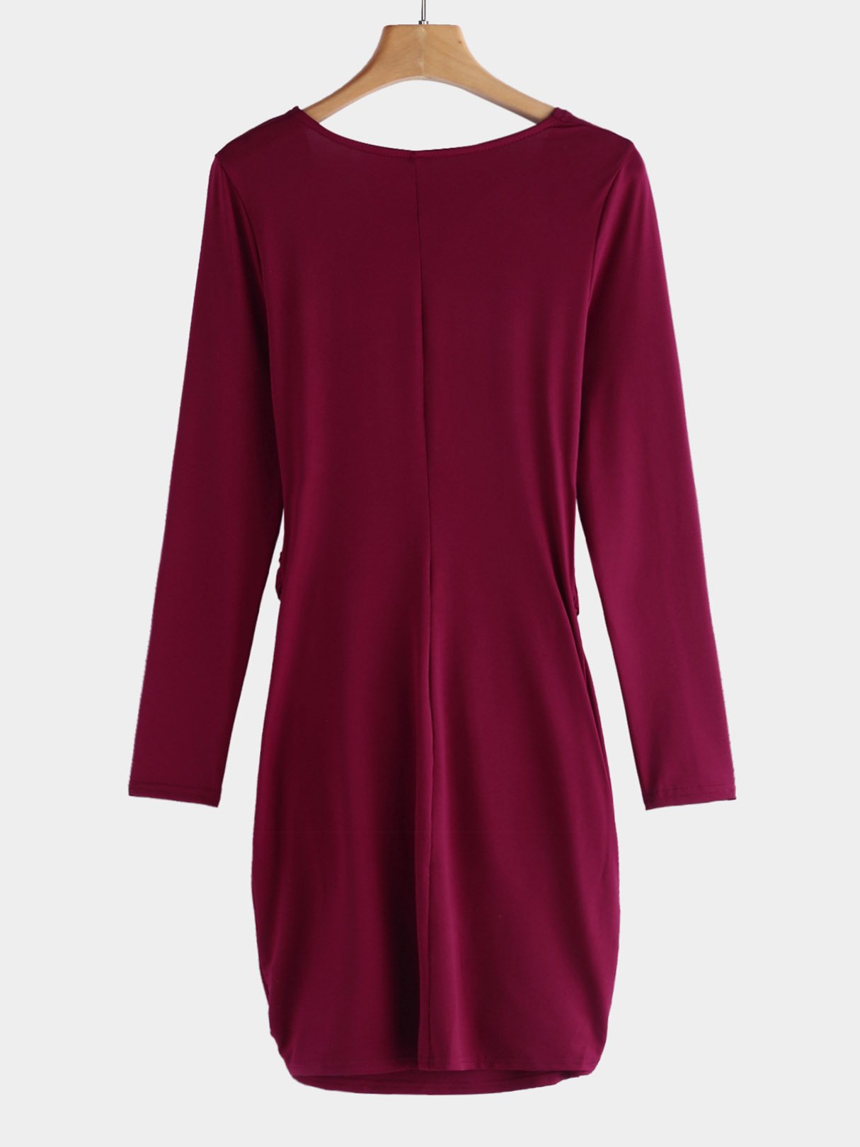 NEW FEELING Womens Burgundy Sexy Dresses