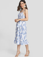NEW FEELING Womens Blue Casual Dresses