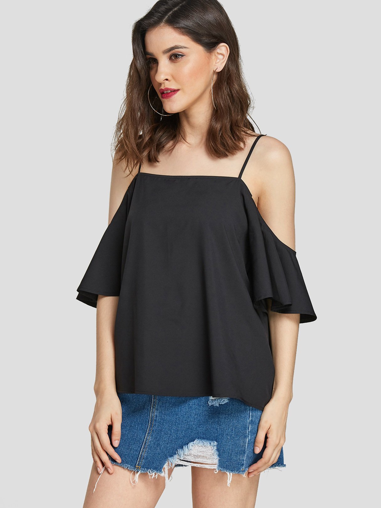 OEM Ladies Black T-Shirts