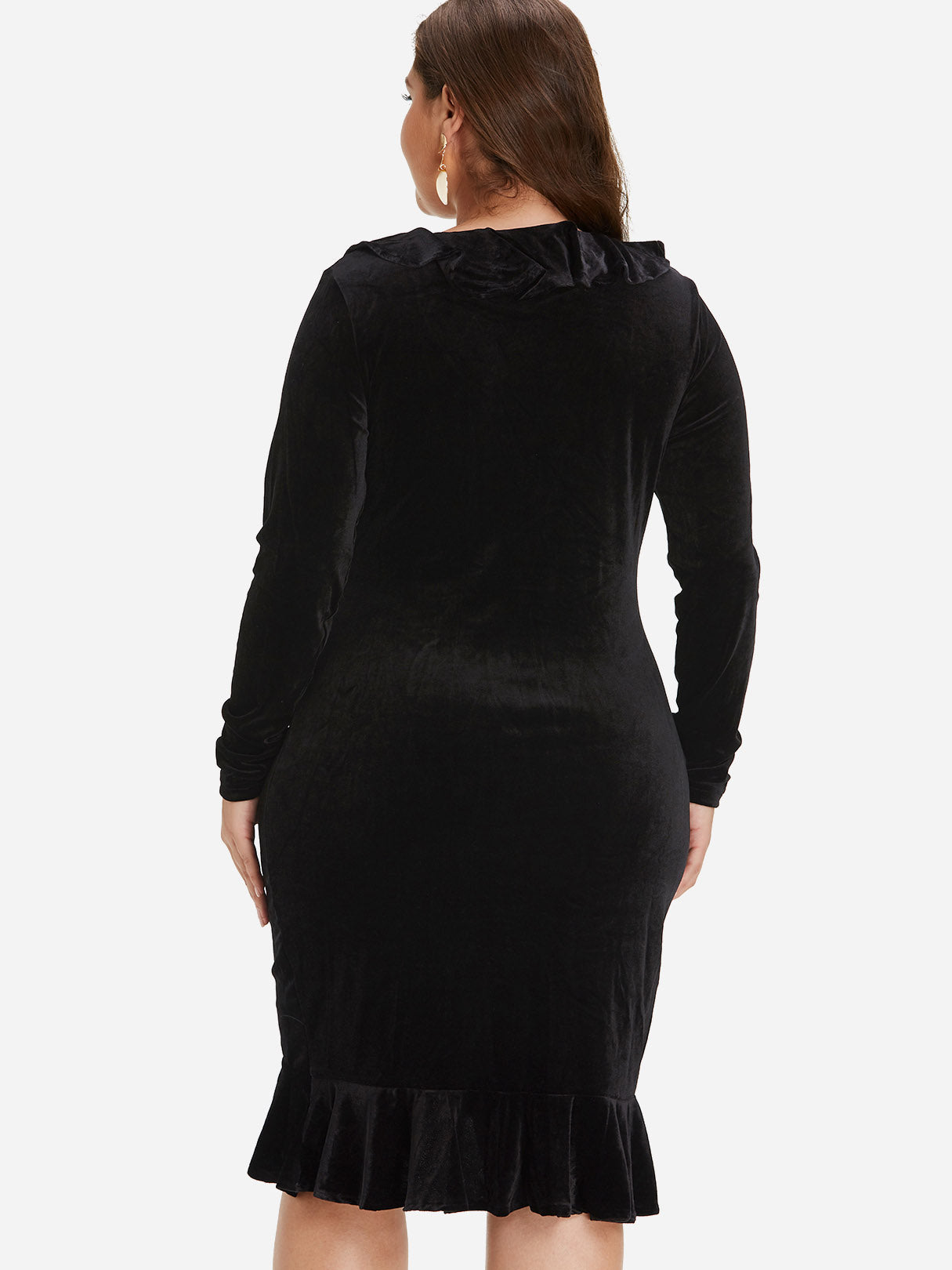 NEW FEELING Womens Black Plus Size Dresses