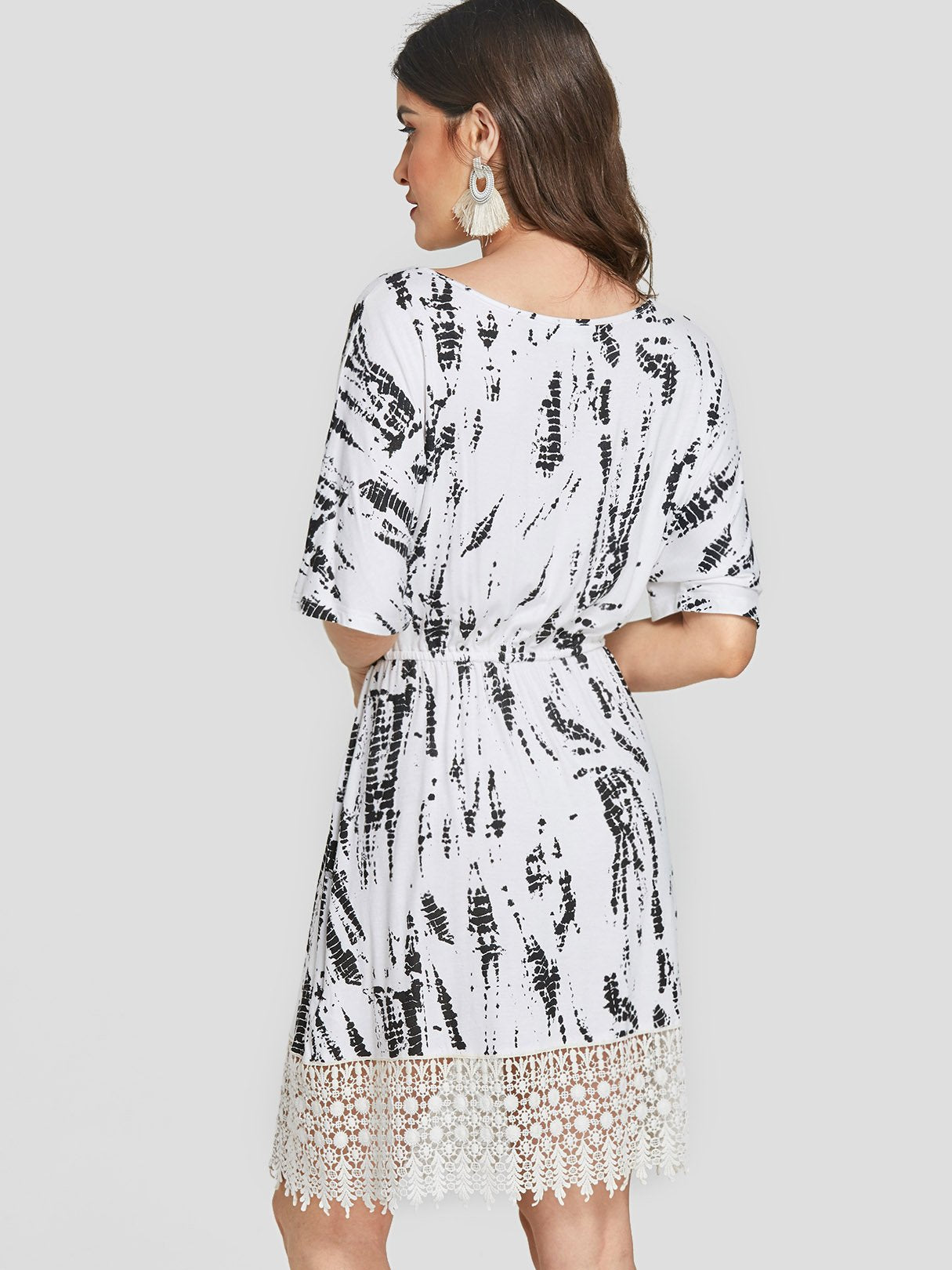 ODM Ladies Half Sleeve Casual Dresses