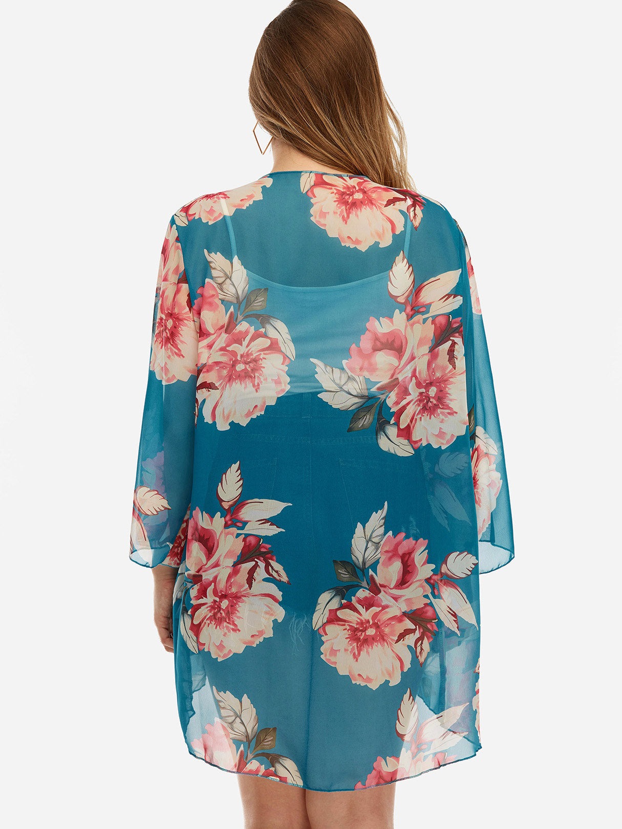 NEW FEELING Womens Blue Plus Size Tops