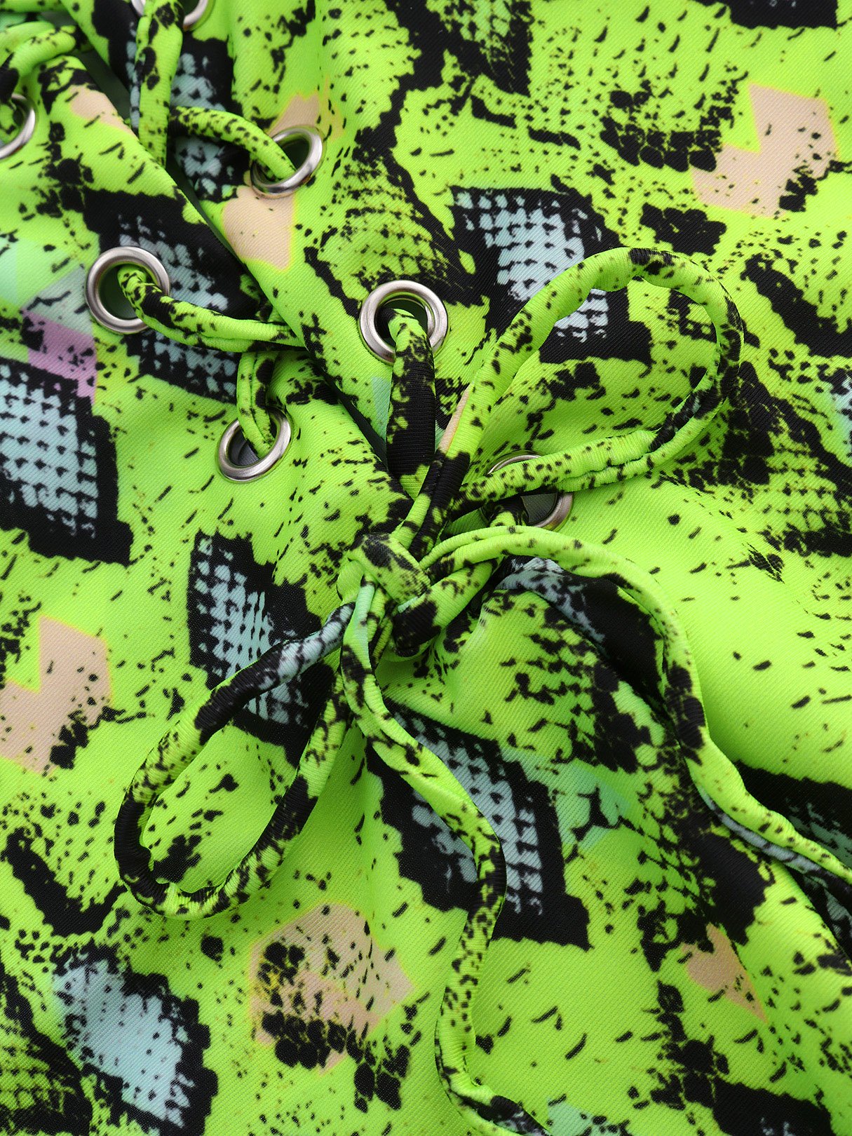 Custom Dark Green Triangle Bikini