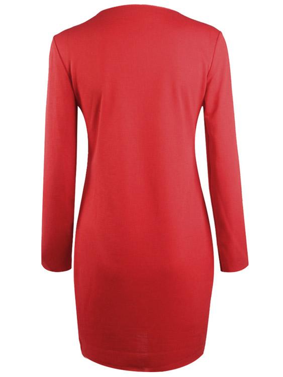 ODM Ladies Long Sleeve Mini Dress