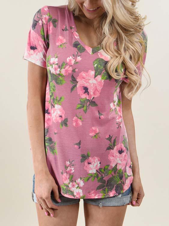ODM Ladies Short Sleeve T-Shirts