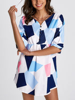 OEM ODM Womens 3/4 Sleeve Mini Dresses
