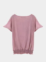 NEW FEELING Womens Purple T-Shirts