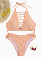 White Wrap Around Bikinis