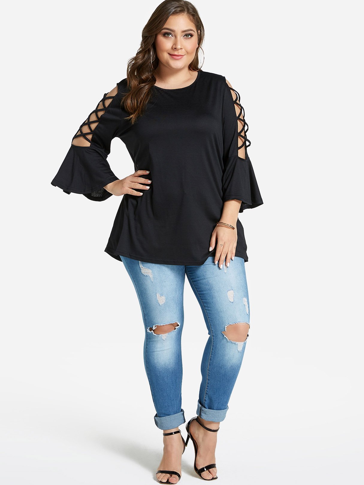 OEM ODM Womens Plus Size Long Tops