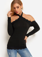 OEM Ladies Black T-Shirts