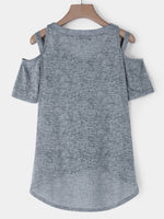 NEW FEELING Womens Grey T-Shirts