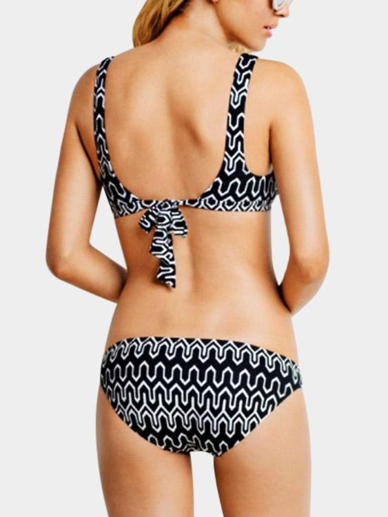 NEW FEELING Womens Black Bikinis