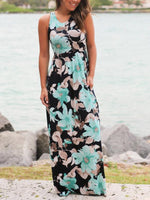 OEM Ladies Green Maxi Dresses