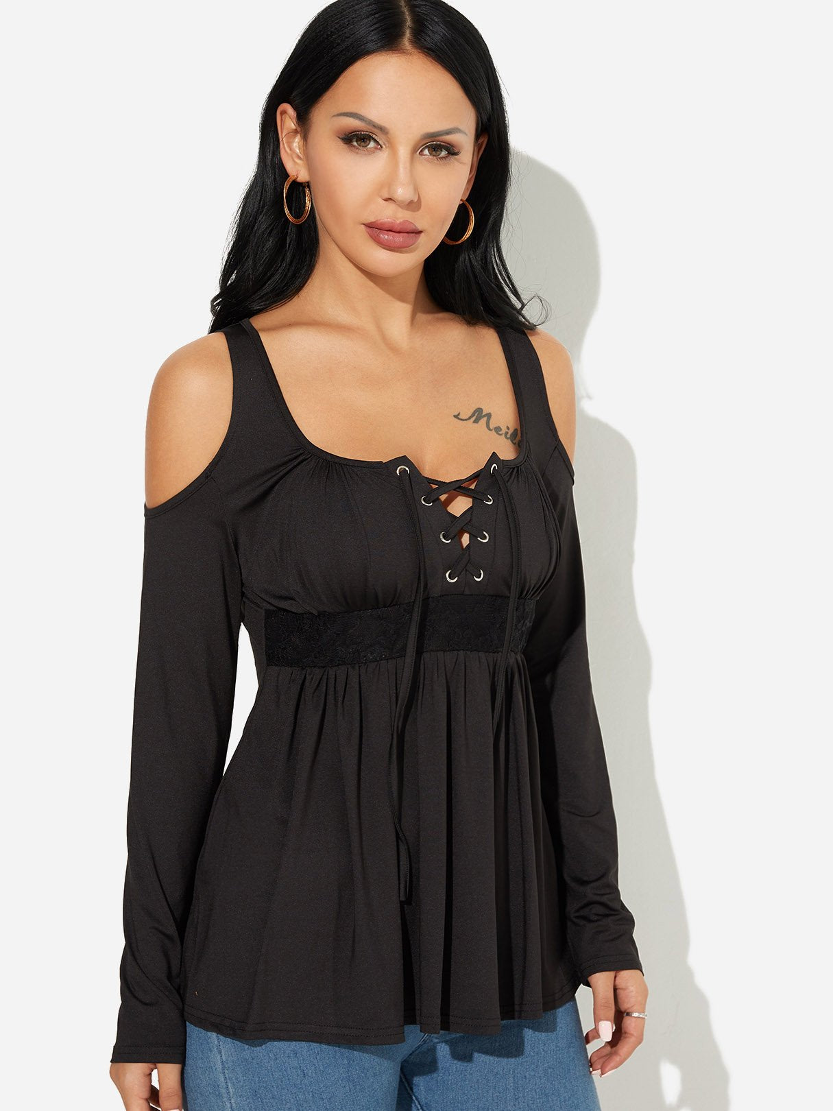 OEM ODM Womens Black T-Shirts
