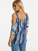 NEW FEELING Womens Blue T-Shirts