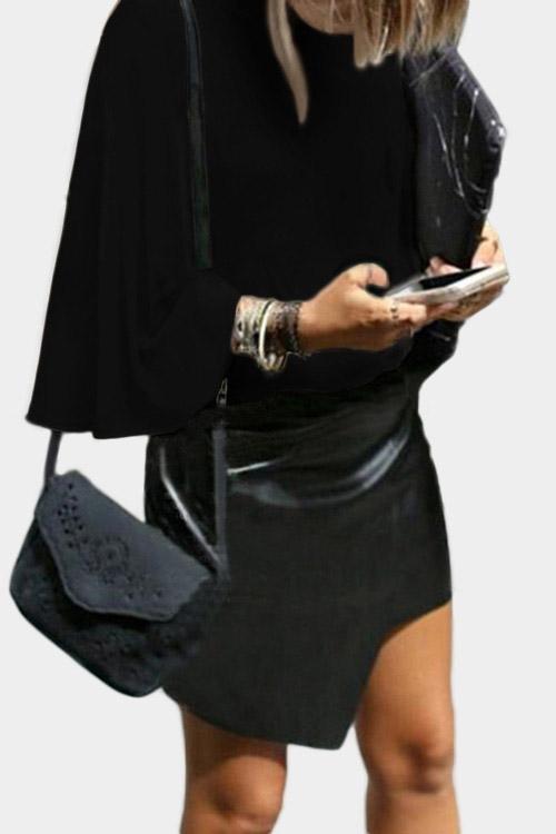 Wholesale Round Neck 3/4 Lantern Sleeves T-Shirts