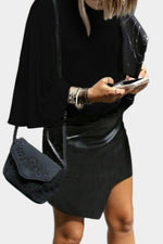 Wholesale Round Neck 3/4 Lantern Sleeves T-Shirts