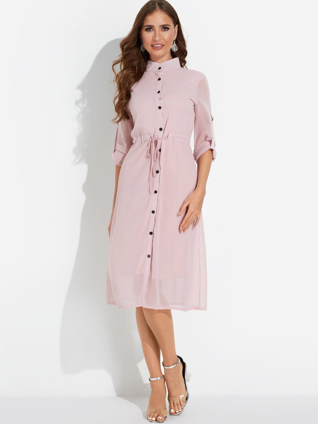 OEM ODM Pale Yellow Plus Size Dress