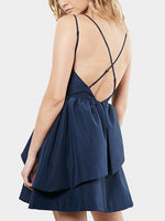 NEW FEELING Womens Navy Sexy Dresses