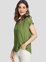 OEM Ladies Green Blouses