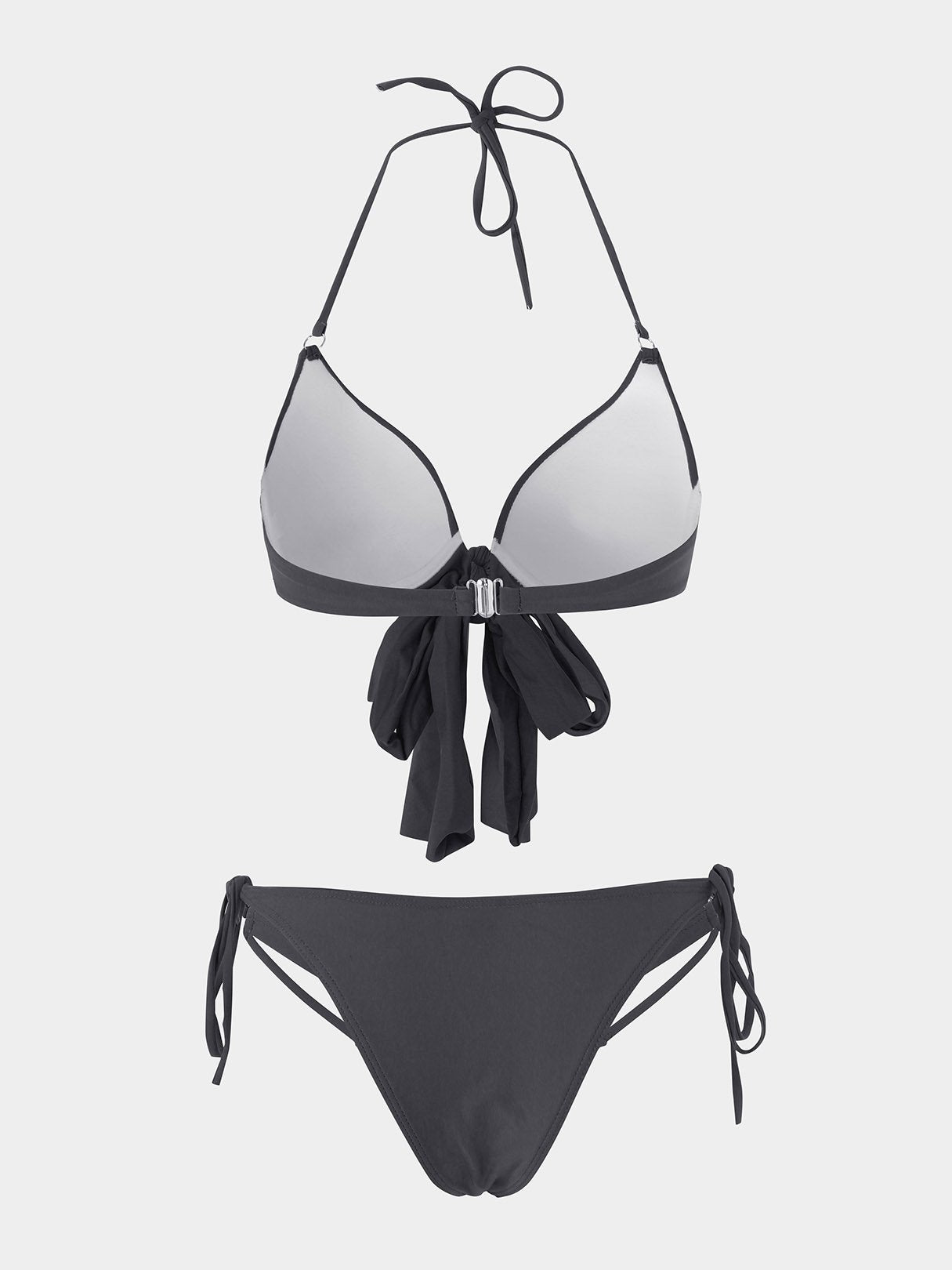 NEW FEELING Womens Black Bikinis