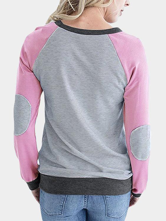 NEW FEELING Womens Pink T-Shirts