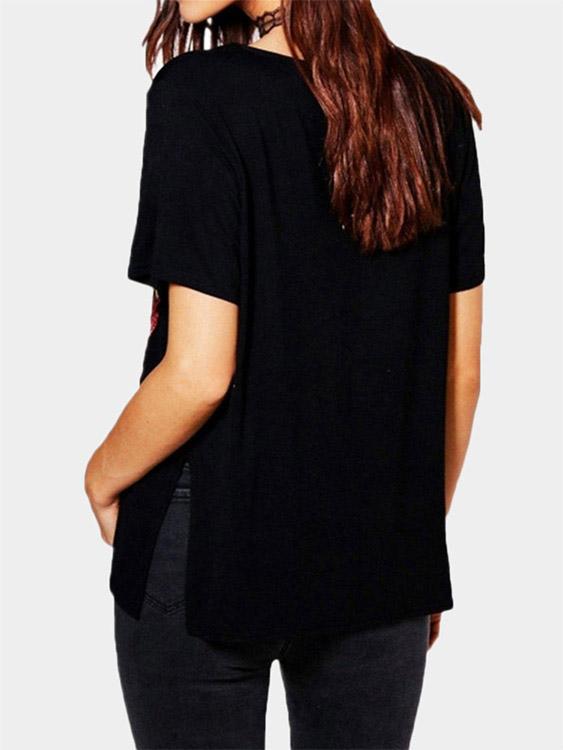 NEW FEELING Womens Floral T-Shirts