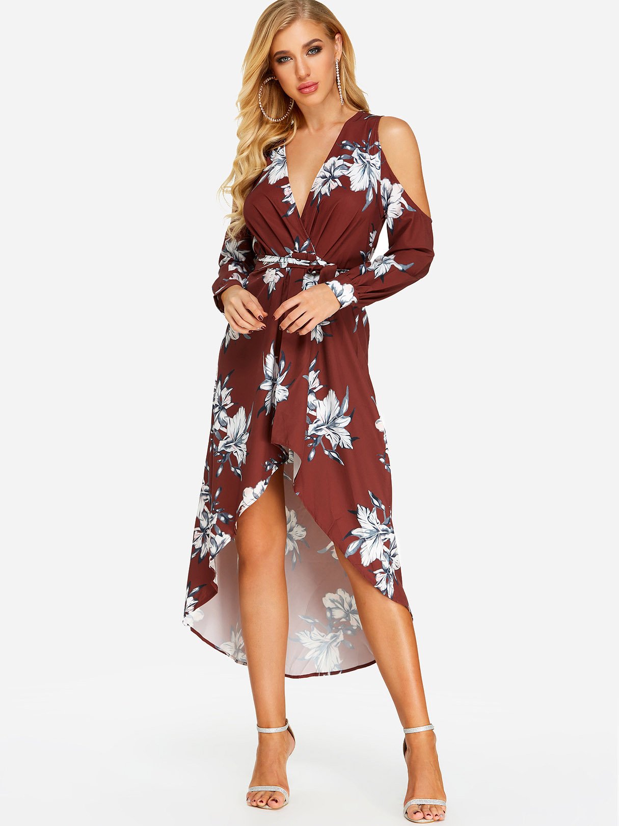 OEM Ladies Floral Maxi Dresses