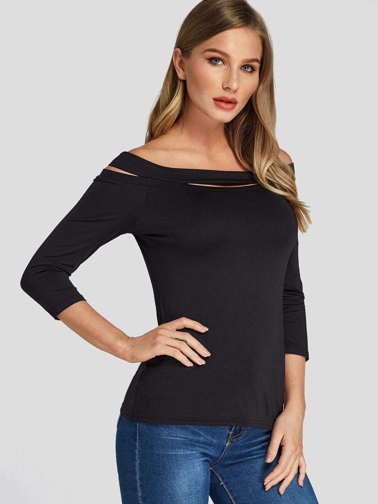 ODM Ladies 3/4 Sleeve Top