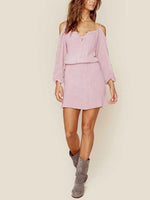 ODM Ladies 3/4 Sleeve Mini Dress