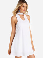 OEM Ladies White Casual Dresses