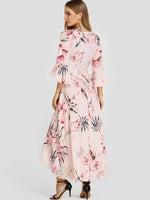 NEW FEELING Womens Pink Floral Dresses