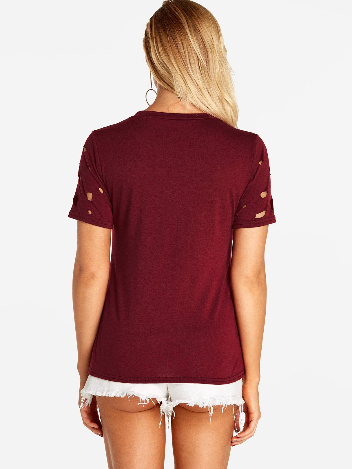 NEW FEELING Womens Red T-Shirts
