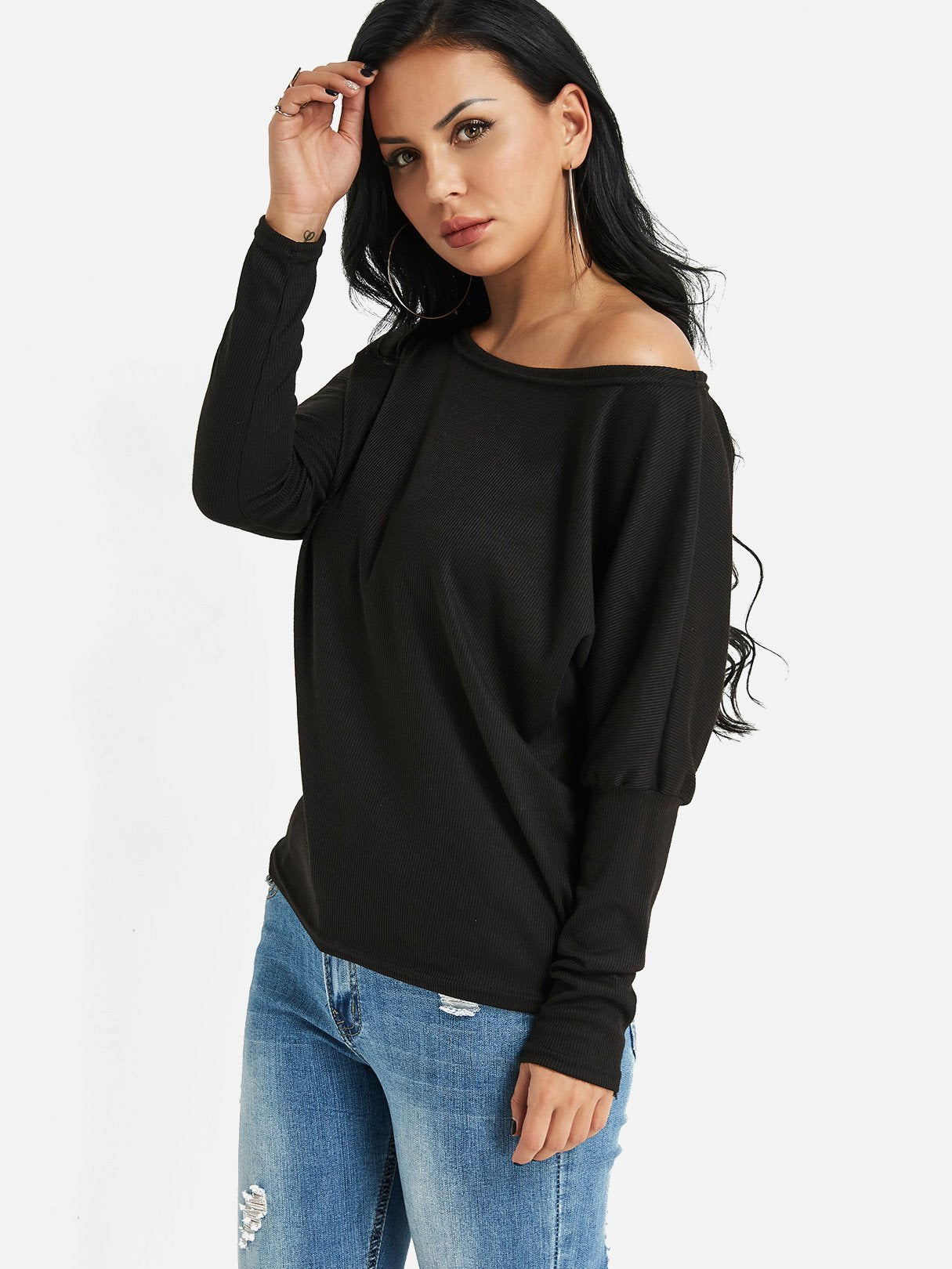 OEM Ladies Black T-Shirts
