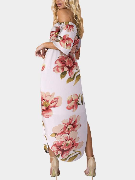 OEM ODM Ladies Black Floral Dresses