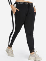 NEW FEELING Womens Black Plus Size Bottoms