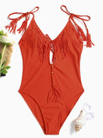 Custom Red And Blue Bikinis