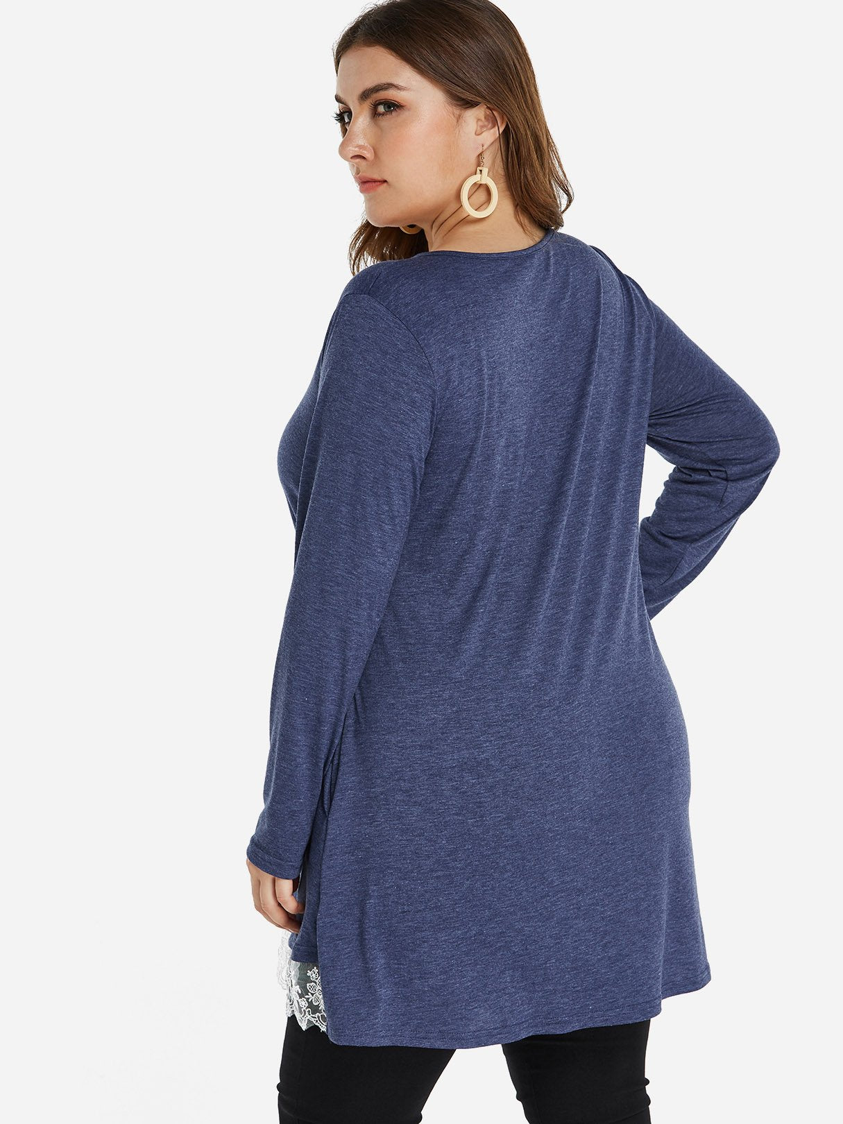 Custom Womens Long Sleeve Plus Size Tops