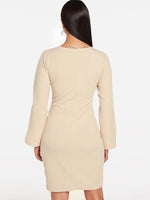 NEW FEELING Womens Apricot Casual Dresses