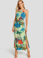 OEM ODM Ladies Red Floral Dresses